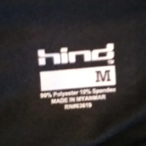 Black Athletic Skirt SKORT Sz M ☆ HIND Shorts - Picture 5 of 8